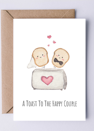 A Toast to the Happy Couple | Greeting Card