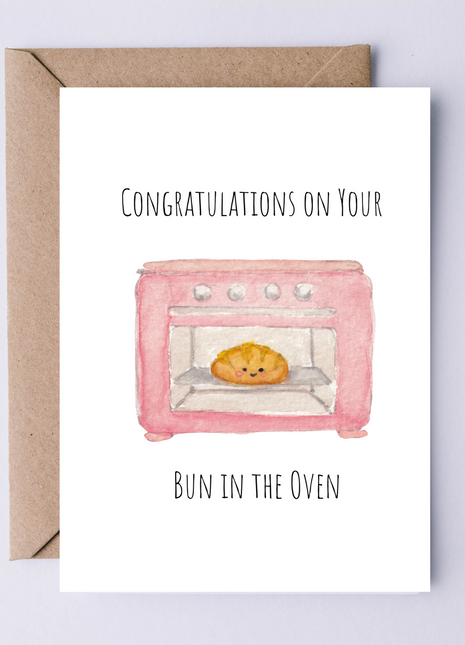 Congratulations on Your Bun in the Oven | Greeting Card