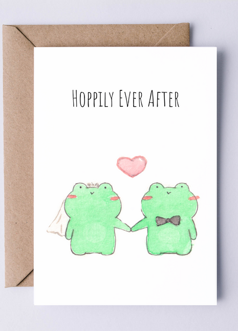Hoppily Ever After | Greeting Card