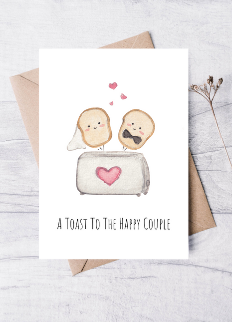 A Toast to the Happy Couple | Greeting Card
