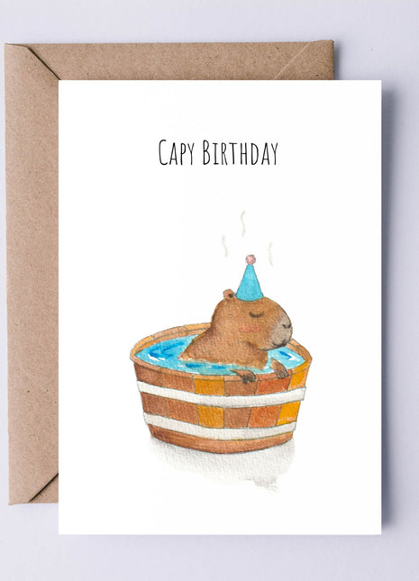 Capy Birthday | Greeting Card