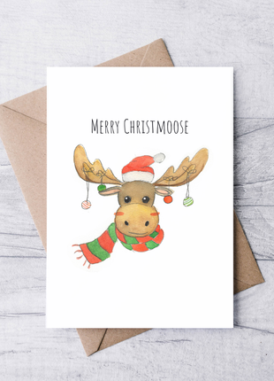 Merry Christmoose | Greeting Card