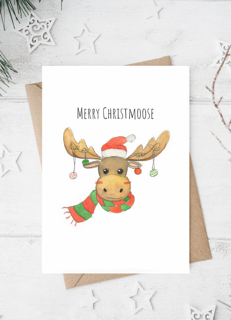 Merry Christmoose | Greeting Card