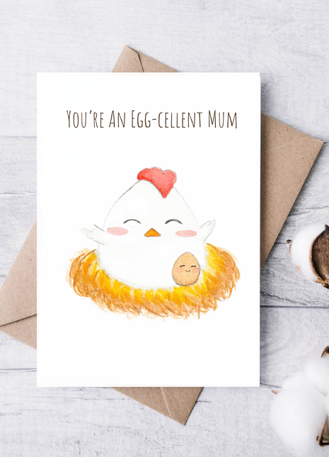You're an Egg-cellent Mum | Greeting Card