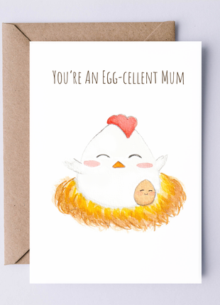 You're an Egg-cellent Mum | Greeting Card