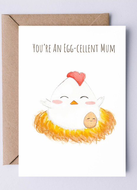 You're an Egg-cellent Mum | Greeting Card