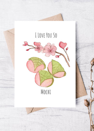 I Love You So Mochi | Greeting Card