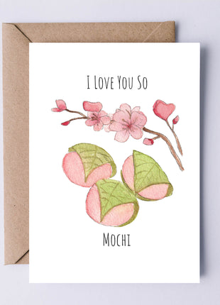 I Love You So Mochi | Greeting Card