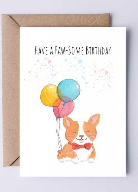 Have a Paw-some Birthday | Greeting Card