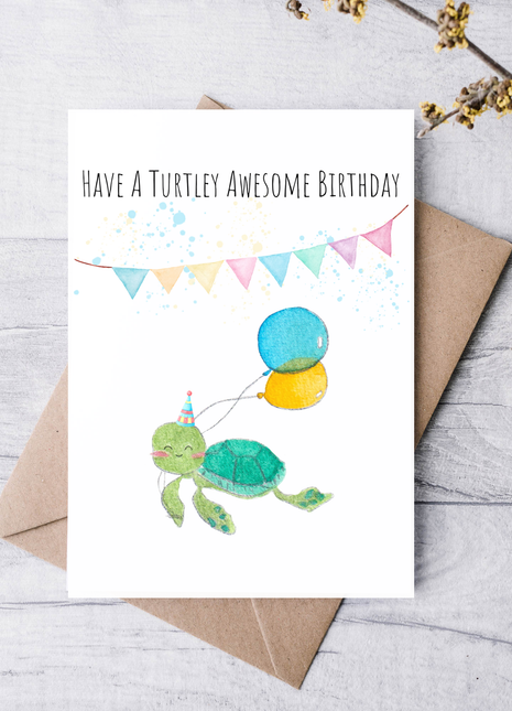 Have a Turtley Awesome Birthday | Greeting Card