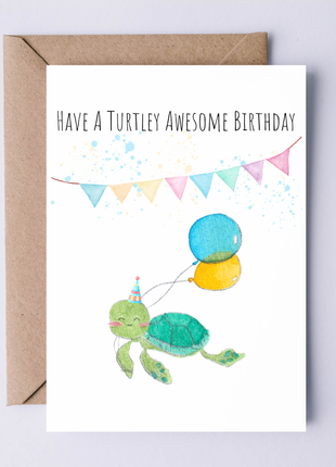 Have a Turtley Awesome Birthday | Greeting Card