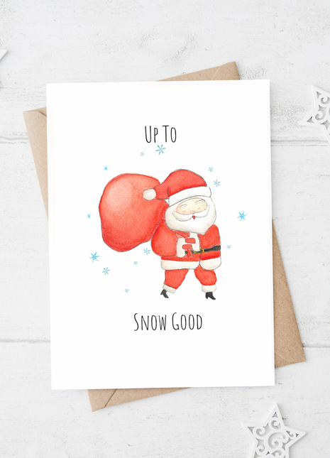 Up to Snow Good | Greeting Card