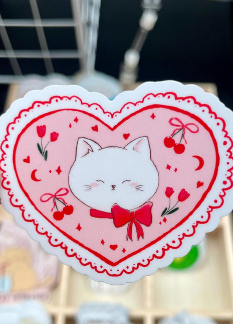 Coquette Cat | Sticker