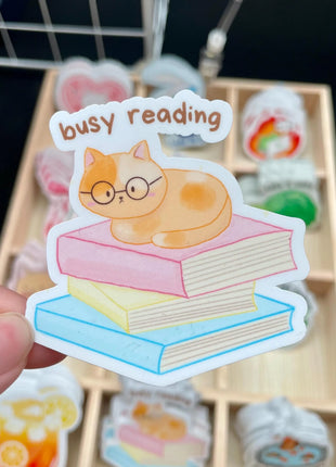 Busy Reading | Sticker